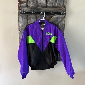 Men's Vintage Arctic Cat Full Zipper Colour Block Jacket